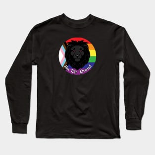 An Tir Pride - Pride Progress - Populace Badge Style 2 Long Sleeve T-Shirt